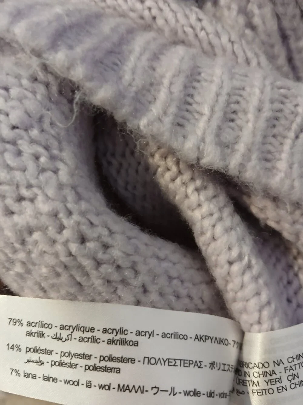 ZARA Lilac Ruffle Sweater - Picture 10 of 10